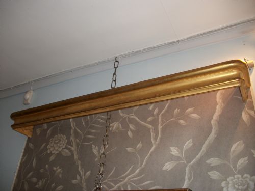 A PAIR OF 19TH CENTURY GILDED FRENCH PELMETS - ADDITIONAL PHOTO 3