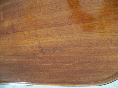 19TH CENTURY EXTENDING MAHOGANY DINING TABLE - ADDITIONAL PHOTO 5
