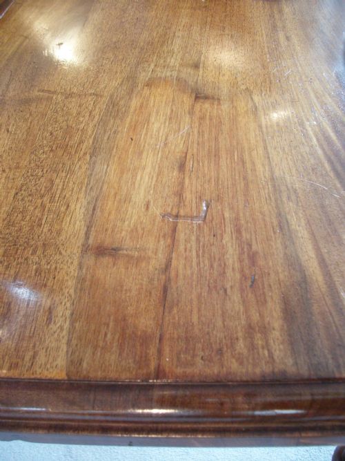19TH CENTURY EXTENDING MAHOGANY DINING TABLE - ADDITIONAL PHOTO 6