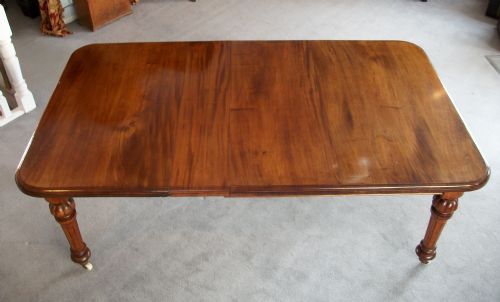 19TH CENTURY EXTENDING MAHOGANY DINING TABLE - ADDITIONAL PHOTO 7