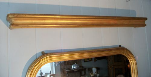 a pair of 19th century gilded french pelmets - CATEGORY: ANTIQUE MIRRORS - DATED 19TH CENTURY