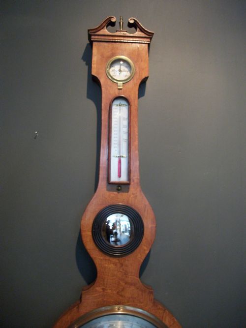 19TH CENTURY WHEEL BAROMETER - ADDITIONAL PHOTO 2