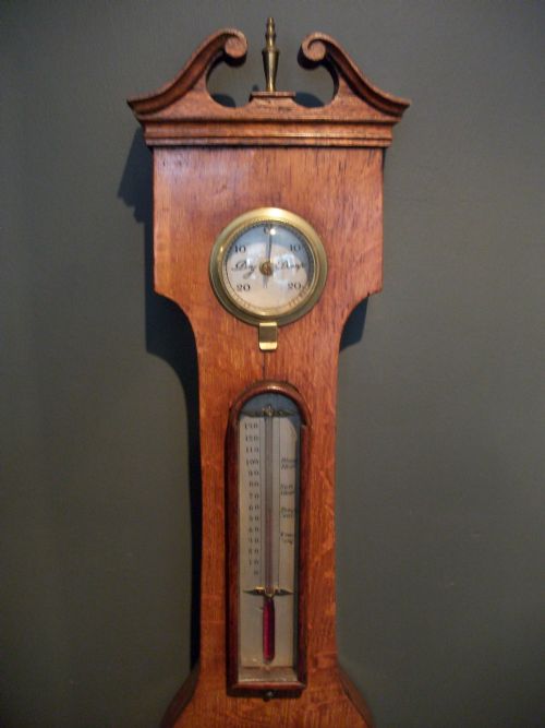 19TH CENTURY WHEEL BAROMETER - ADDITIONAL PHOTO 3