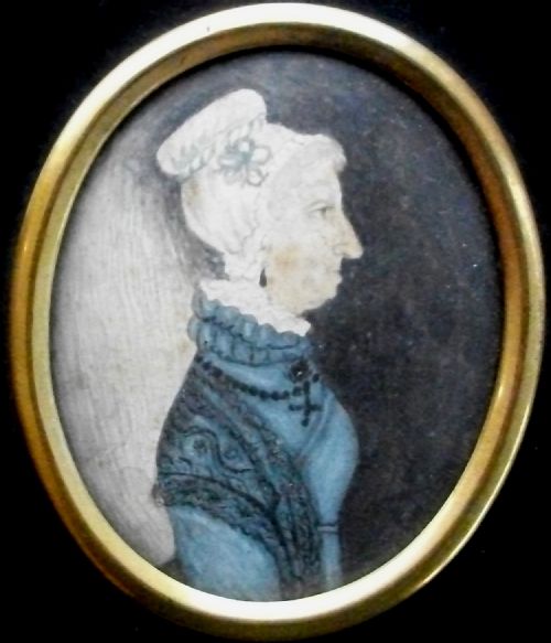 PAIR OF PORTRAIT MINIATURES OF BISHOP OF ELY AND HIS WIFE - ADDITIONAL PHOTO 5