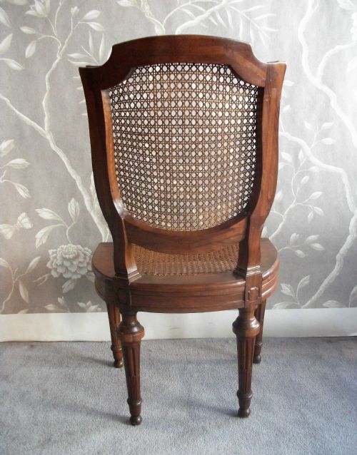 PAIR OF ITALIAN NEOCLASSICAL WALNUT CHAIRS - ADDITIONAL PHOTO 7