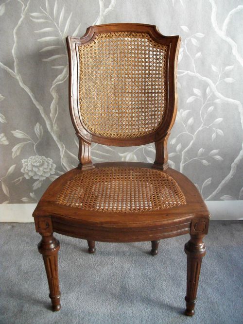 PAIR OF ITALIAN NEOCLASSICAL WALNUT CHAIRS - ADDITIONAL PHOTO 10