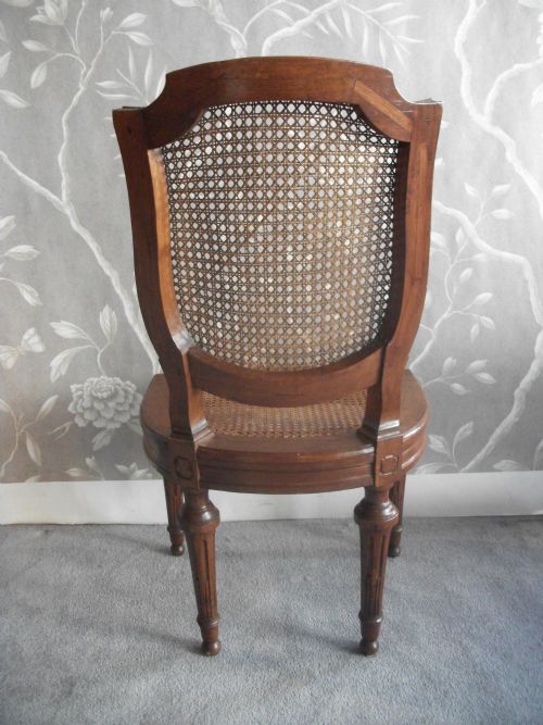 PAIR OF ITALIAN NEOCLASSICAL WALNUT CHAIRS - ADDITIONAL PHOTO 11