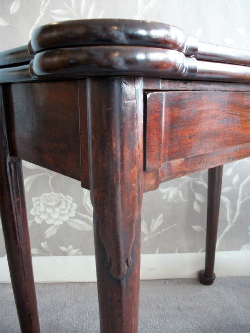 GEORGE II WALNUT CARD GAMES TABLE - ADDITIONAL PHOTO 7
