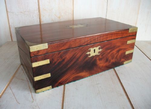 georgian militarycampaign writing slope - CATEGORY: ANTIQUE BOXES - DATED GEORGIAN
