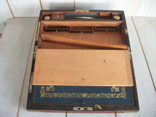 GEORGIAN MILITARYCAMPAIGN WRITING SLOPE - ADDITIONAL PHOTO 10