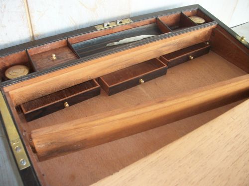 GEORGIAN MILITARYCAMPAIGN WRITING SLOPE - ADDITIONAL PHOTO 11