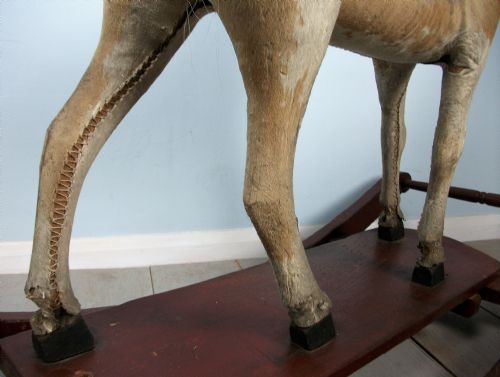 VICTORIAN PONY SKIN ROCKING HORSE - ADDITIONAL PHOTO 4