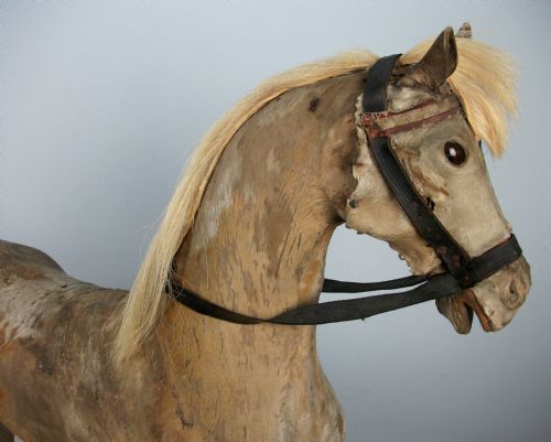 VICTORIAN PONY SKIN ROCKING HORSE - ADDITIONAL PHOTO 6
