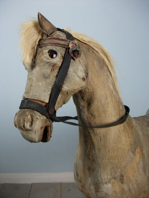 VICTORIAN PONY SKIN ROCKING HORSE - ADDITIONAL PHOTO 7