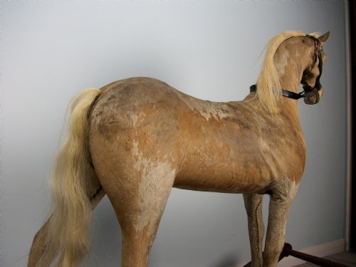 VICTORIAN PONY SKIN ROCKING HORSE - ADDITIONAL PHOTO 8