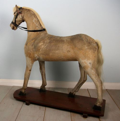 VICTORIAN PONY SKIN ROCKING HORSE - ADDITIONAL PHOTO 9