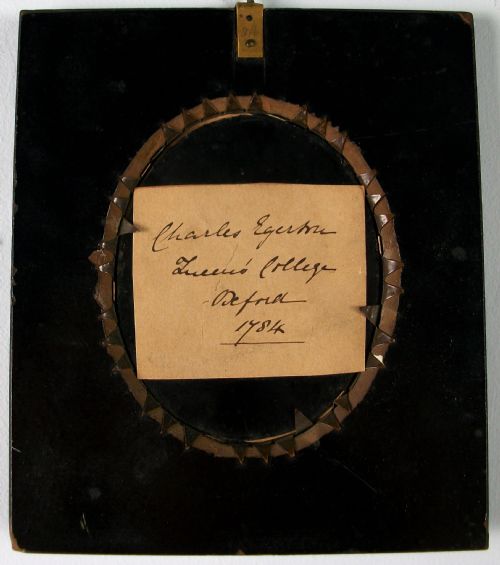 18TH CENTURY MINIATURE SILHOUETTE OF CHARLES EGERTON - ADDITIONAL PHOTO 2