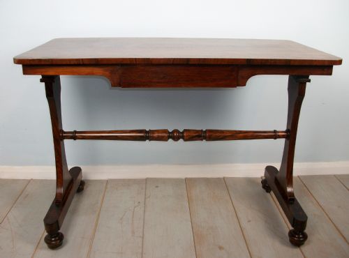 A REGENCY ROSEWOOD CENTRE TABLE - ADDITIONAL PHOTO 1