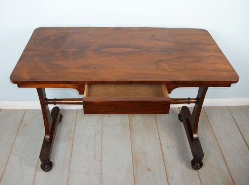 A REGENCY ROSEWOOD CENTRE TABLE - ADDITIONAL PHOTO 2