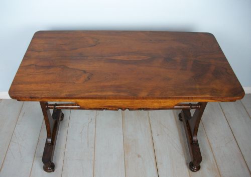 A REGENCY ROSEWOOD CENTRE TABLE - ADDITIONAL PHOTO 4