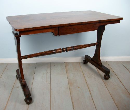 A REGENCY ROSEWOOD CENTRE TABLE - ADDITIONAL PHOTO 5