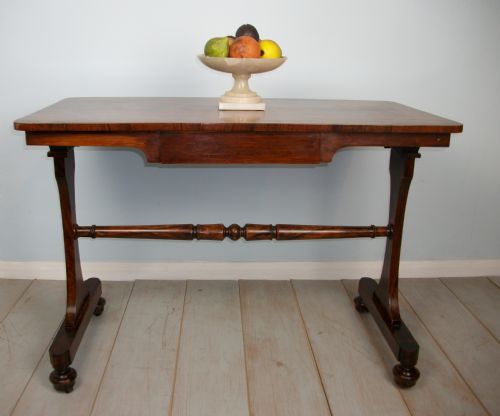 A REGENCY ROSEWOOD CENTRE TABLE - ADDITIONAL PHOTO 3