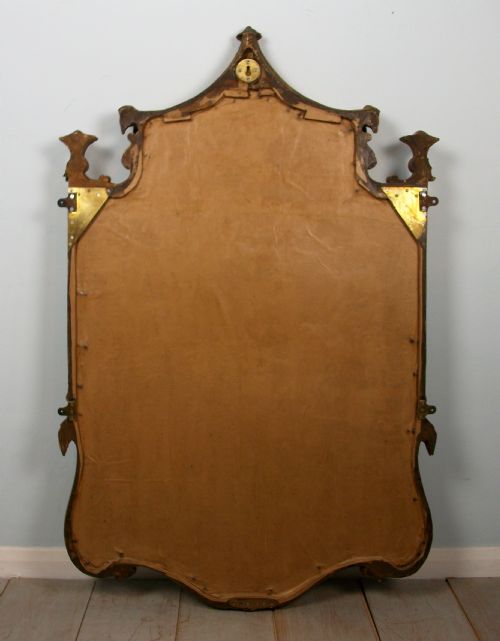 ENGLISH CHINOISERIE CHIPPENDALE STYLE MIRROR - ADDITIONAL PHOTO 1