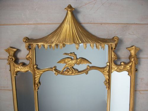 ENGLISH CHINOISERIE CHIPPENDALE STYLE MIRROR - ADDITIONAL PHOTO 3
