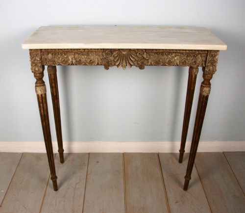 SMALL FRENCH 19TH CENTURY CONSOLE TABLE - ADDITIONAL PHOTO 1
