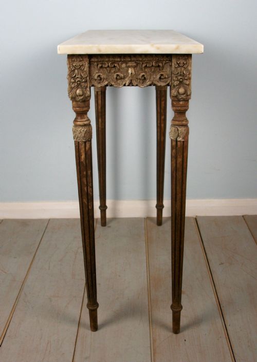 SMALL FRENCH 19TH CENTURY CONSOLE TABLE - ADDITIONAL PHOTO 3