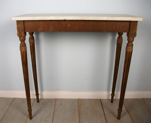 SMALL FRENCH 19TH CENTURY CONSOLE TABLE - ADDITIONAL PHOTO 7