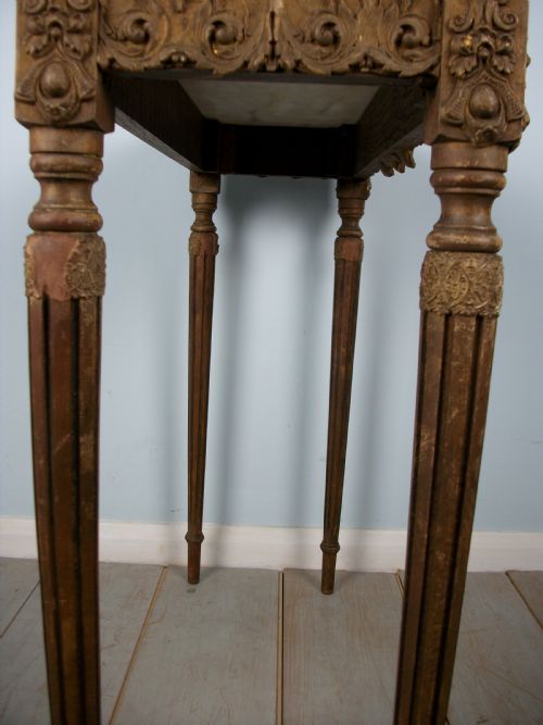 SMALL FRENCH 19TH CENTURY CONSOLE TABLE - ADDITIONAL PHOTO 9