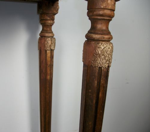 SMALL FRENCH 19TH CENTURY CONSOLE TABLE - ADDITIONAL PHOTO 10