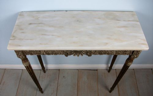 SMALL FRENCH 19TH CENTURY CONSOLE TABLE - ADDITIONAL PHOTO 11
