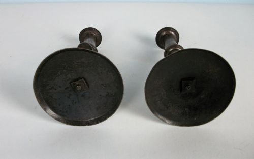 PAIR OF HOGSCRAPER CANDLESTICKS - ADDITIONAL PHOTO 3