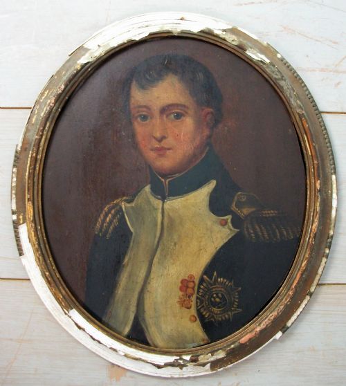 portrait of the emperor napoleon - CATEGORY: ANTIQUE ART - DATED 19TH CENTURY