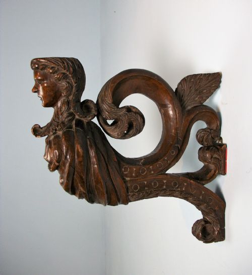 A PAIR OF ARCHITECTURAL CARVINGS OF EXCEPTIONAL QUALITY - ADDITIONAL PHOTO 11
