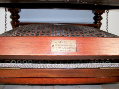 VICTORIAN METAMORPHIC WING BACK ARMCHAIR - ADDITIONAL PHOTO 7