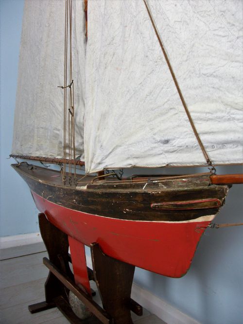 ANTIQUE LARGE POND LAKE YACHT - ADDITIONAL PHOTO 1