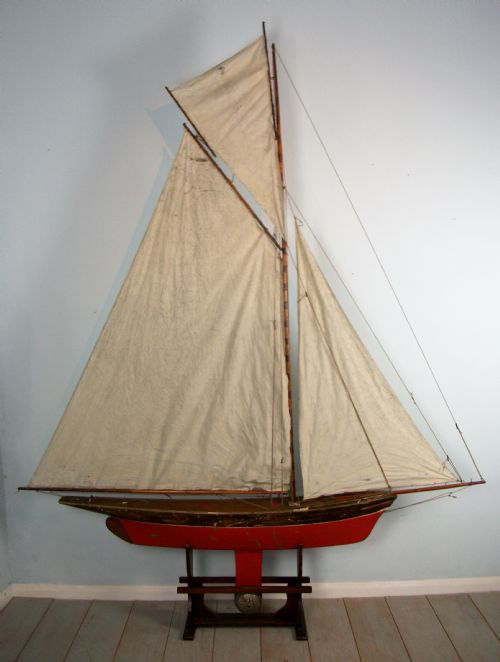 ANTIQUE LARGE POND LAKE YACHT - ADDITIONAL PHOTO 2