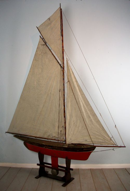ANTIQUE LARGE POND LAKE YACHT - ADDITIONAL PHOTO 3