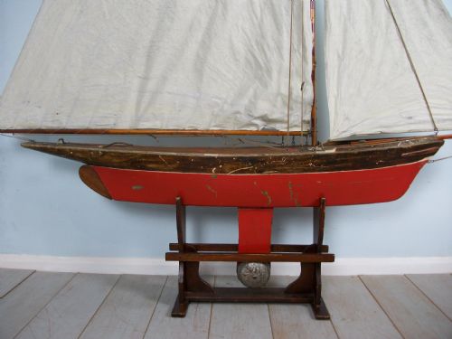 ANTIQUE LARGE POND LAKE YACHT - ADDITIONAL PHOTO 8