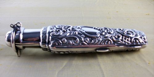 RARE VICTORIAN SILVER GILT SCENTPERFUME BOTTLE - ADDITIONAL PHOTO 7