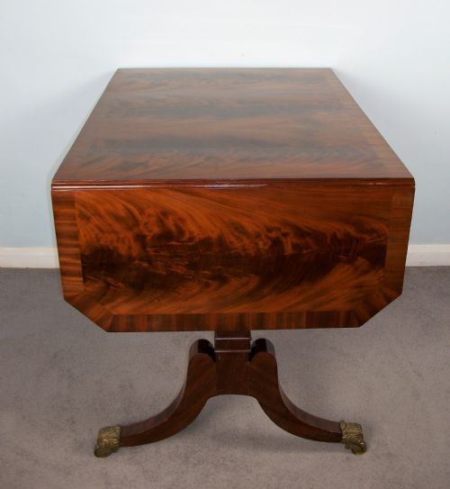 ANTIQUE REGENCY MAHOGANY SOFA TABLE BY WILKINSON LONDON - ADDITIONAL PHOTO 6