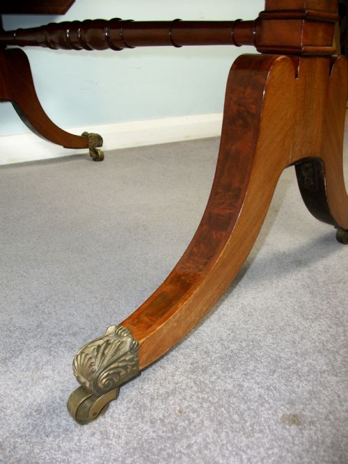 ANTIQUE REGENCY MAHOGANY SOFA TABLE BY WILKINSON LONDON - ADDITIONAL PHOTO 9