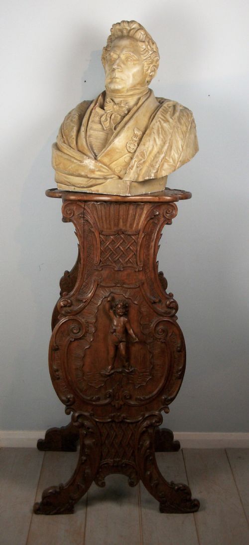 AN IMPRESSIVE BUST OF LOUIS PHILIPPE KING OF FRANCE - ADDITIONAL PHOTO 4