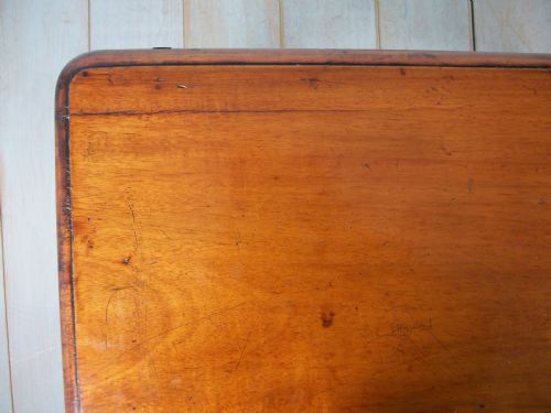 A 19TH CENTURY MAHOGANY CARD OR GAMES TABLE - ADDITIONAL PHOTO 13