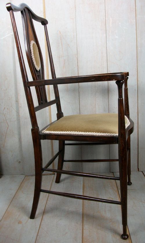 ARTS AND CRAFTS BEDROOM ARMCHAIR - ADDITIONAL PHOTO 1