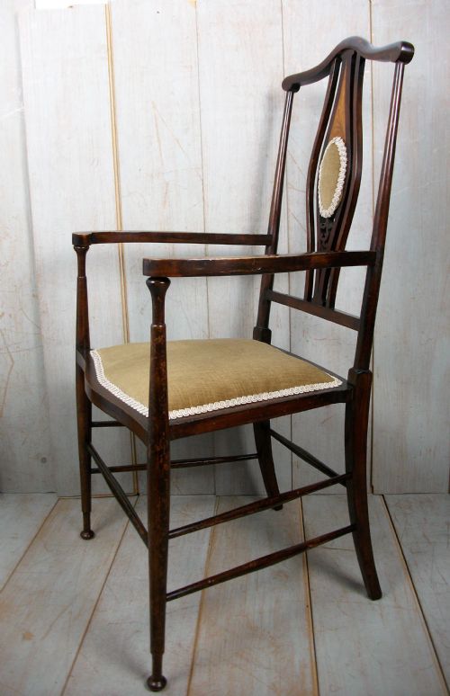 ARTS AND CRAFTS BEDROOM ARMCHAIR - ADDITIONAL PHOTO 2
