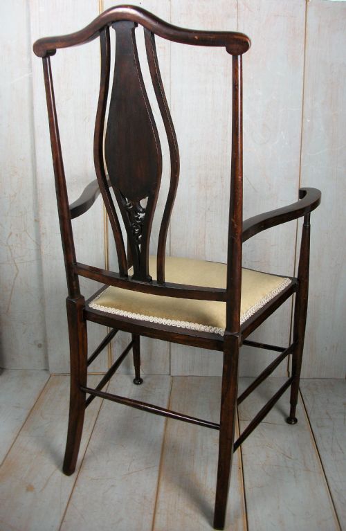 ARTS AND CRAFTS BEDROOM ARMCHAIR - ADDITIONAL PHOTO 4